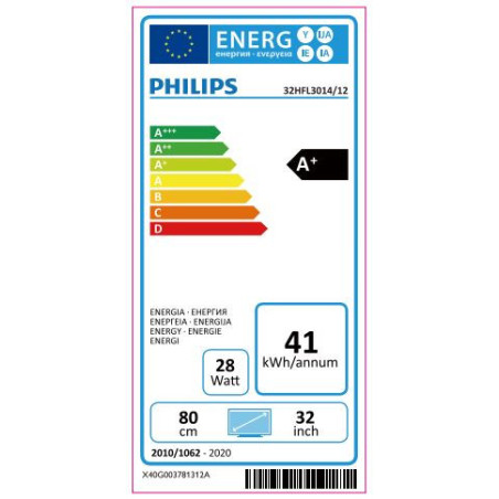 32" HTV Philips 32HFL3014 - EasySuite