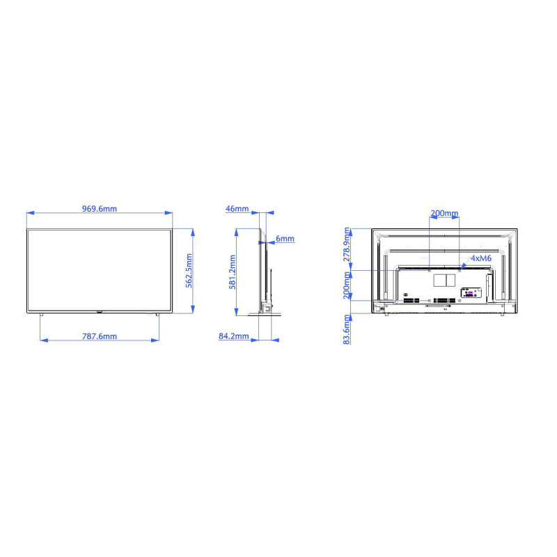43" HTV Philips 43HFL3014 - EasySuite
