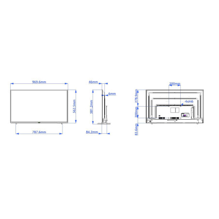 43" HTV Philips 43HFL3014 - EasySuite