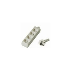 Predlžovací prívod 230V, 2m, 4 zásuvky