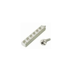 Predlžovací prívod 230V, 5m, 6 zásuviek