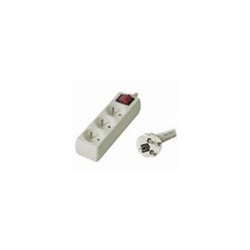 Predlžovací prívod 230V, 5m, 3 zásuvky + vypínač