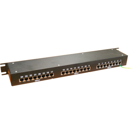 Prepäťová ochrana AXON MultiNET 24xRJ45 Rack