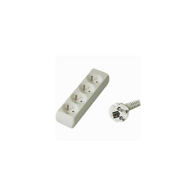 Predlžovací prívod 230V, 7m, 4 zásuvky