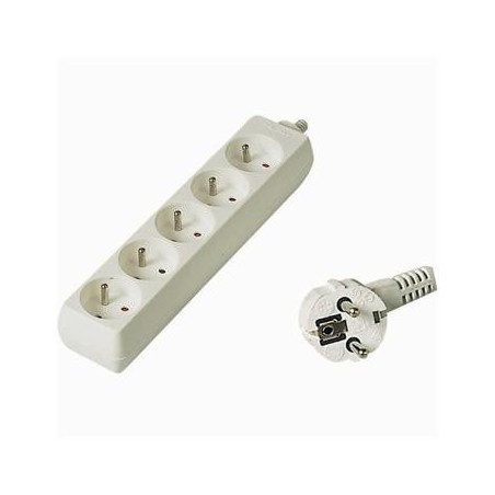 Predlžovací prívod 230V, 7m, 5 zásuviek