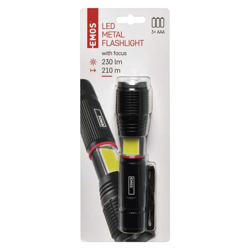 LED svietidlo P3111, 5W 230Lm +3W COB + magnet