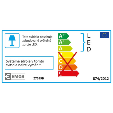 LED STOLNÁ LAMPA EDDY ČIERNA