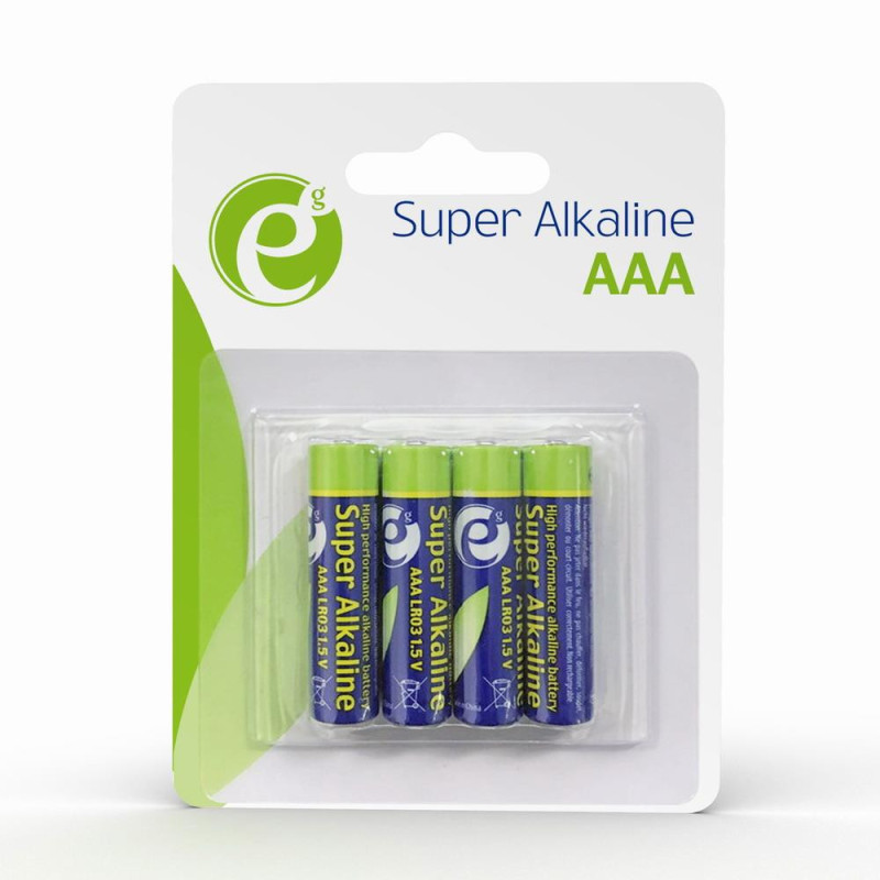 GEMBIRD alkalické batérie AAA 4ks