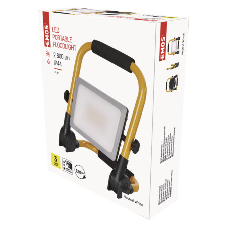 EMOS PRENOSNÝ LED REFLEKTOR ILIO 31W, 2800LM, IP44