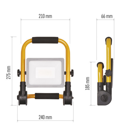 EMOS PRENOSNÝ LED REFLEKTOR ILIO 31W, 2800LM, IP44