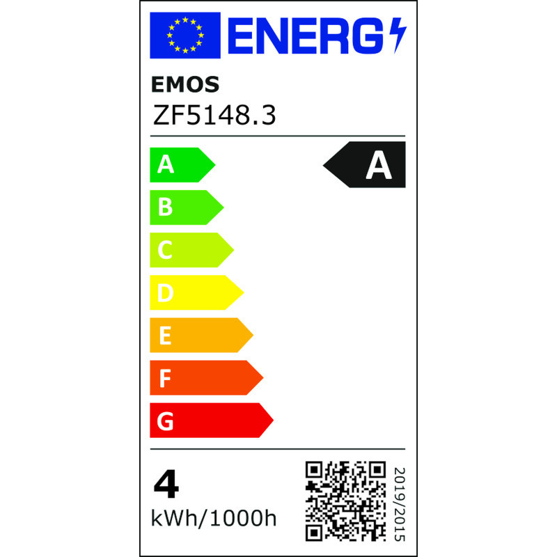 LED žiarovka A60/E27/3,8W/60W/806lm/neutrálna biela,3ks