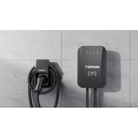 TOPDON PulseQ AC Home - 11kW/konektor IEC62196-2 Typ/aplikácia/ LED ukazovateľ/IP65 a IK10/7,5m