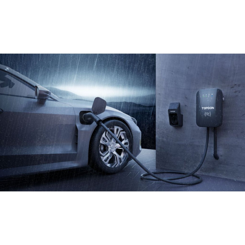 TOPDON PulseQ AC Home - 11kW/konektor IEC62196-2 Typ/aplikácia/ LED ukazovateľ/IP65 a IK10/7,5m