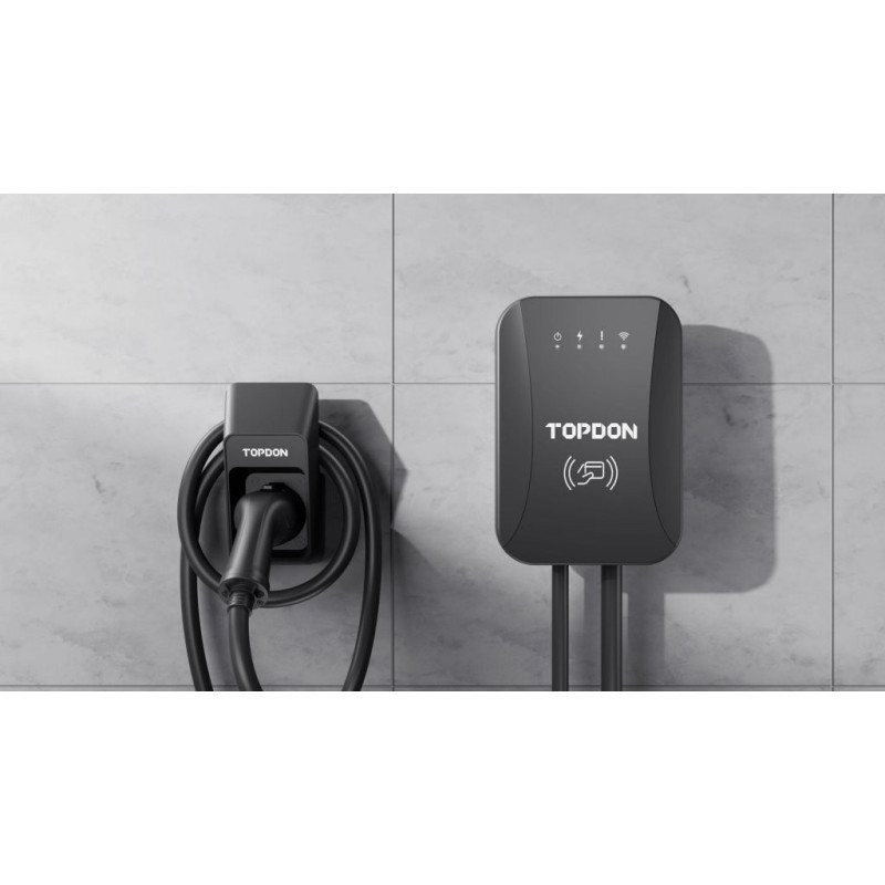 TOPDON PulseQ AC Home - 22kW/konektor IEC62196-2 Typ/aplikácia/ LED ukazovateľ/IP65 a IK10/5m