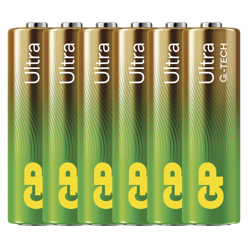 GP Alkalická batéria ULTRA AA (LR6) - 6ks