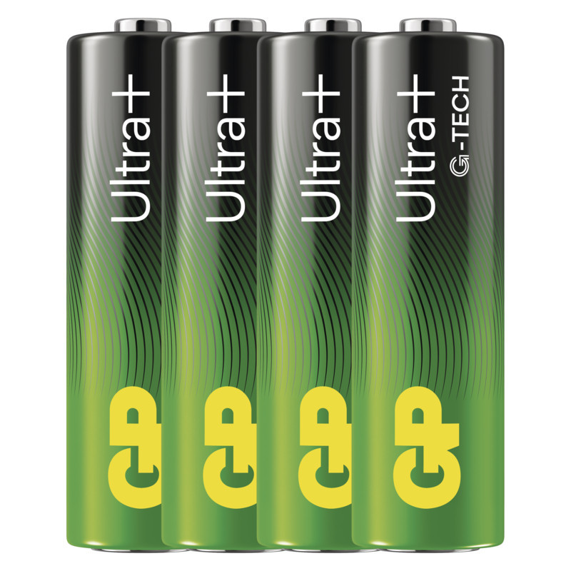GP Alkalická batéria ULTRA PLUS AA (LR6) - 4ks