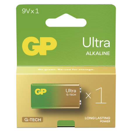 GP Alkalická batéria ULTRA 9V (6LF22) - 1ks