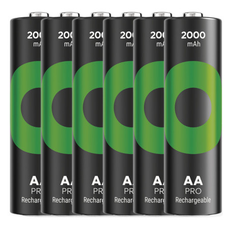 GP Nabíjací bat. ReCyko Pro AA (HR6) 2000mAh - 6ks