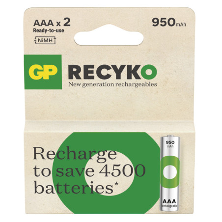 GP Nabíjací bat.ReCyko 950 AAA (HR03)-2ks