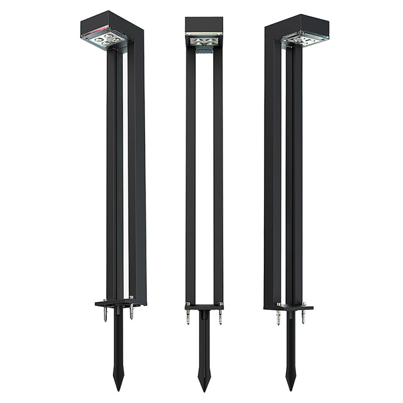 Vonkajšie solárne LED svetlo Viking SR07 - 2ks/1000 lm/IP54/2 režimy/teplá biela