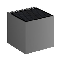 Vonkajšie solárne LED svetlo Viking SR32/700 lm/IP54/4 režimy/denná biela