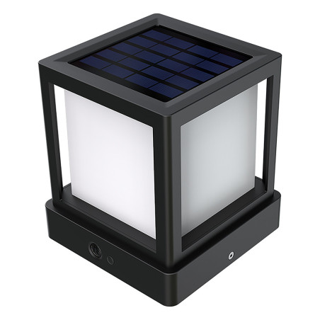 Vonkajšie solárne LED svetlo Viking SR54/ Solárne LED svetlo / Pohybový senzor / 800 lm / IP65