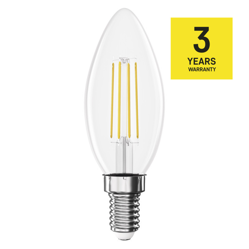 EMOS LED FLM CANDLE 3,4 W (40 W) 470lm E14 NW