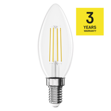 EMOS LED FLM CANDLE 3,4 W (40 W) 470lm E14 NW