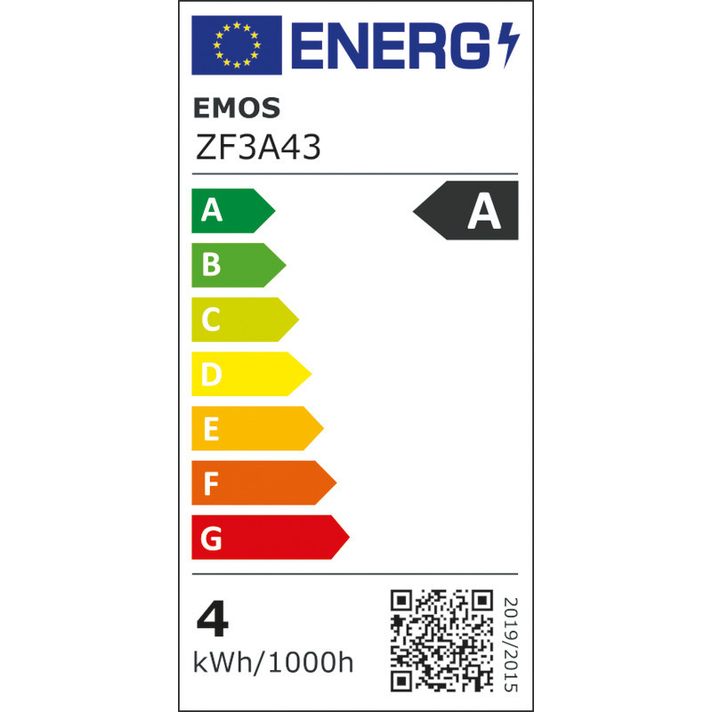 EMOS LED FLM CANDLE 3,8 W (60 W) 806lm E14 NW A CLASS