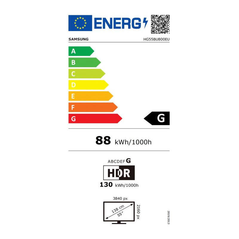 55" LED-TV Samsung 55BU8000 HTV