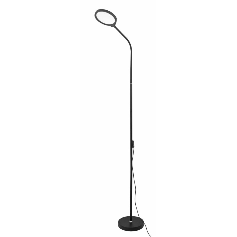Platinet podlahová LED lampa 10W stmievateľná 2v1, čierna