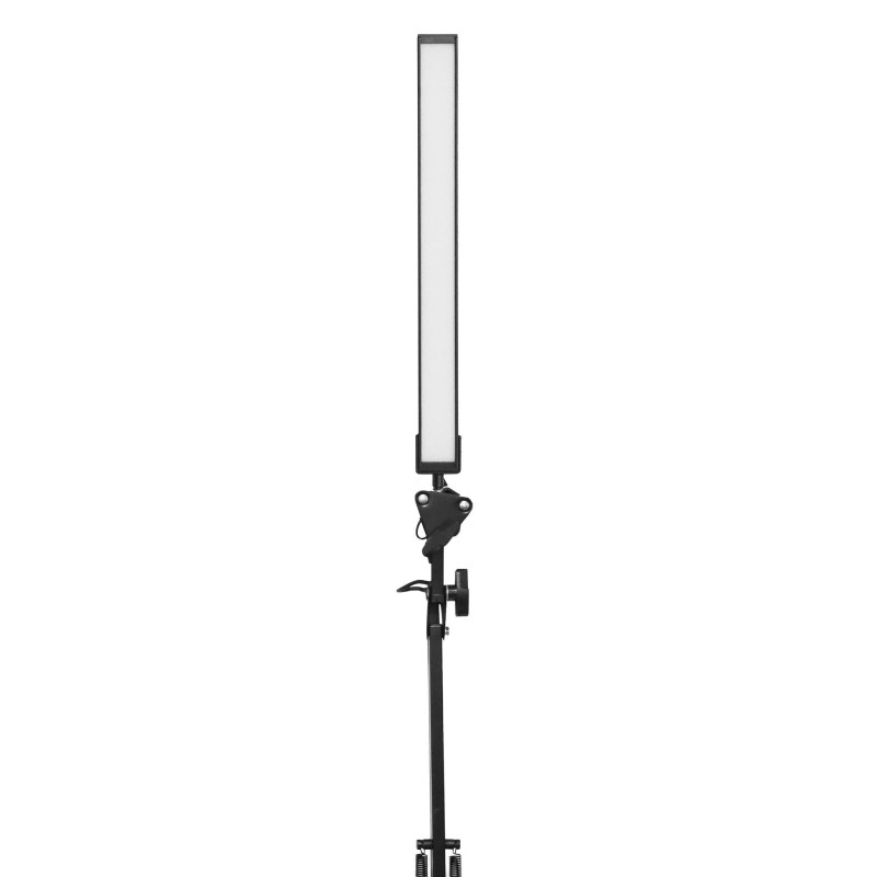 Platinet stolná LED lampa Flexy 10W stmievateľná s klipom, 1 rameno, čierna