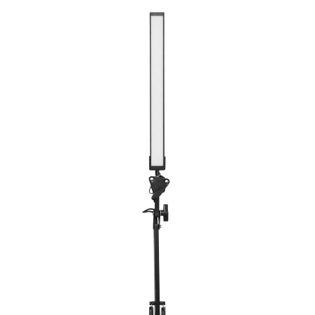 Platinet stolná LED lampa Flexy 10W stmievateľná s klipom, 1 rameno, čierna