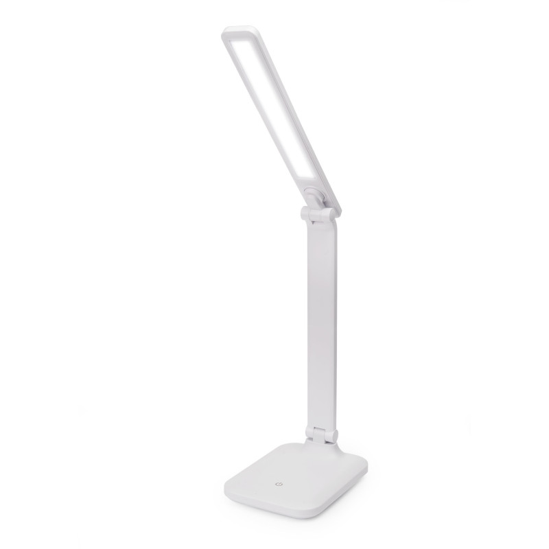 Platinet stolná LED lampa Remus 5W stmievateľná, dotykové ovládanie, USB port, biela