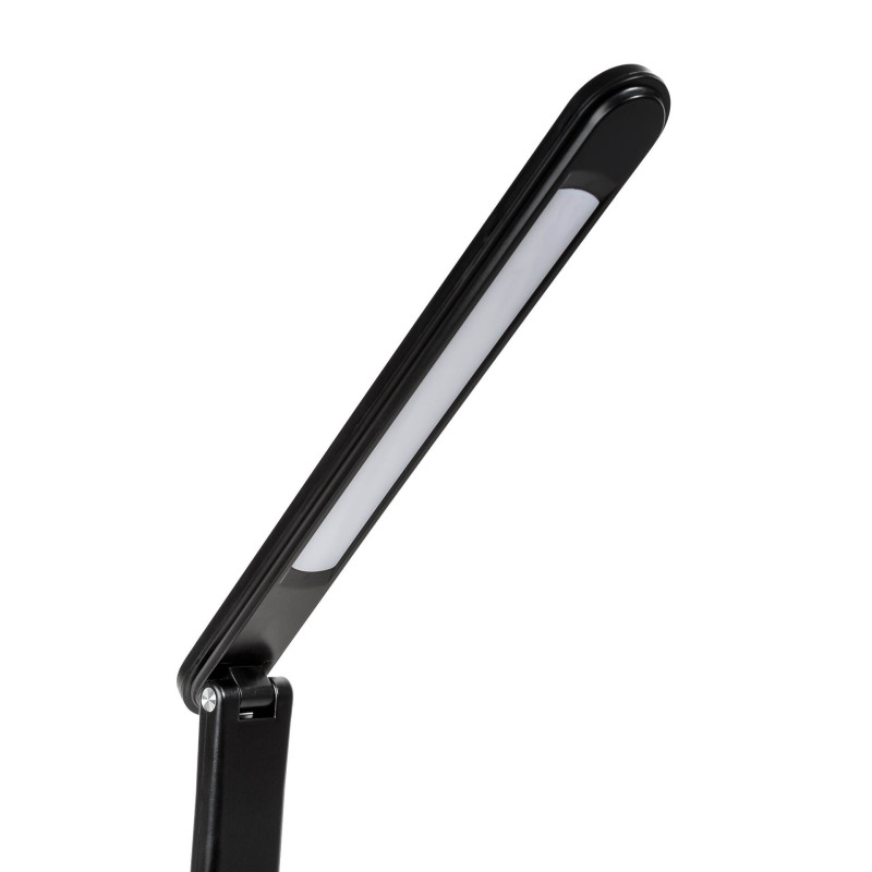 Platinet stolná LED lampa 12W stmievateľná, dotykové ovládanie, USB port, čierna