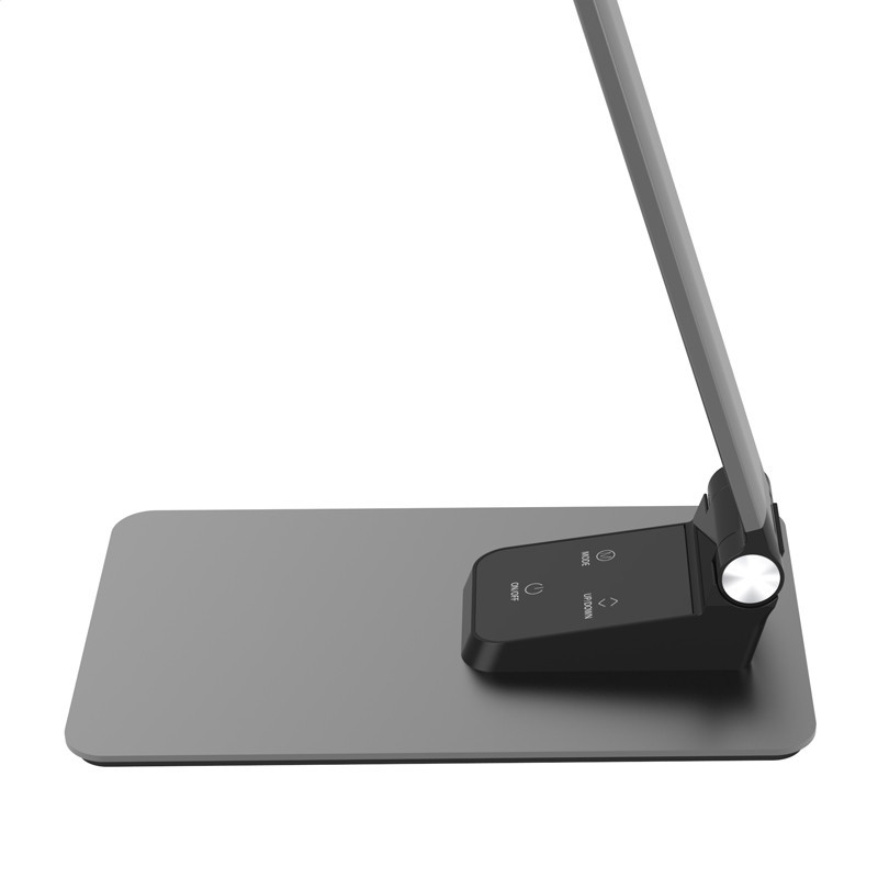 Platinet stolná LED lampa 10W, dotykové ovládanie, USB port, ALU