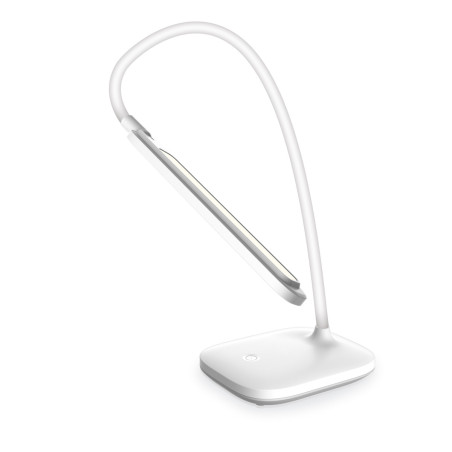 Platinet stolná LED lampa 5W stmievateľná, dotykové ovládanie, integrovaná batéria 2400mAh, biela