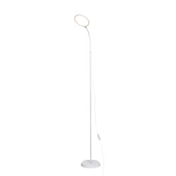 Platinet PFL1084W podlahová LED lampa 10W stmievateľná 2v1, biela