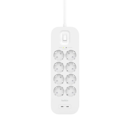 Belkin Surge strip 8 zásuviek, 2x USB-C v2