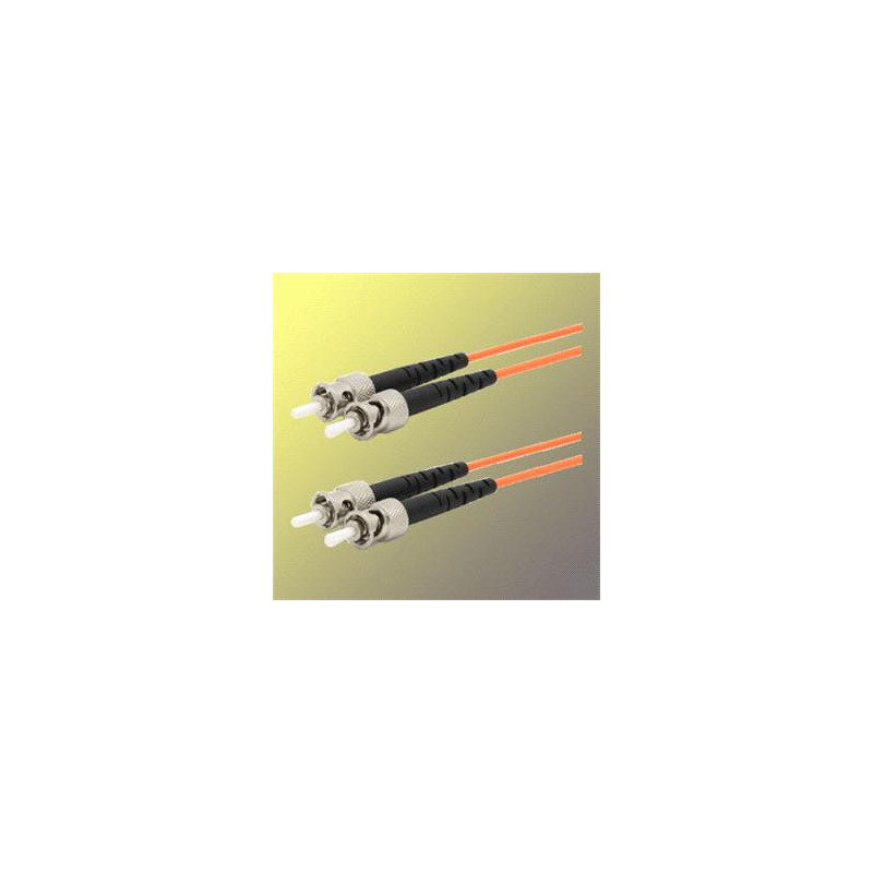 Optický patchkábel duplex ST-ST, 50/125 um MM, 10m, OM2