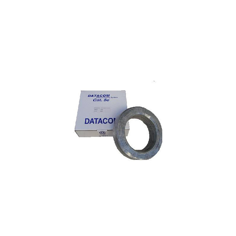 DATACOM UTP drôt cat5e bal.100m šedý