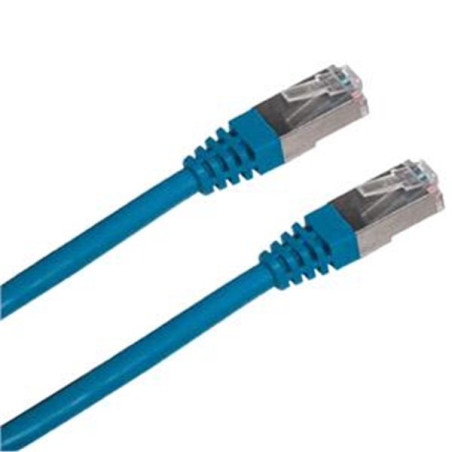 Patchkábel S/FTP, Cat6, 2xRJ45, 1m modrý