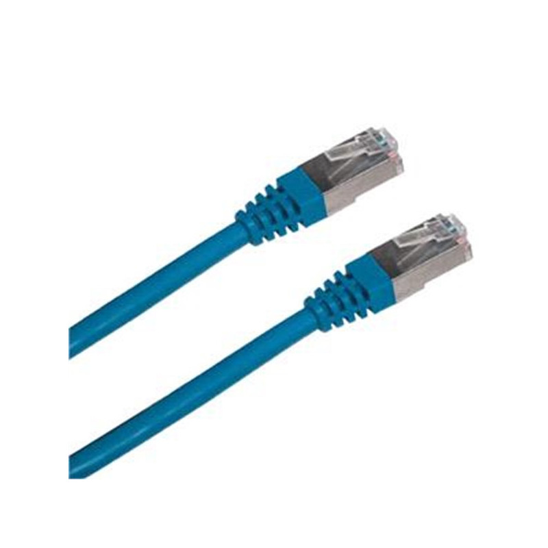 Patchkábel S/FTP, Cat6, 2xRJ45, 5m modrý