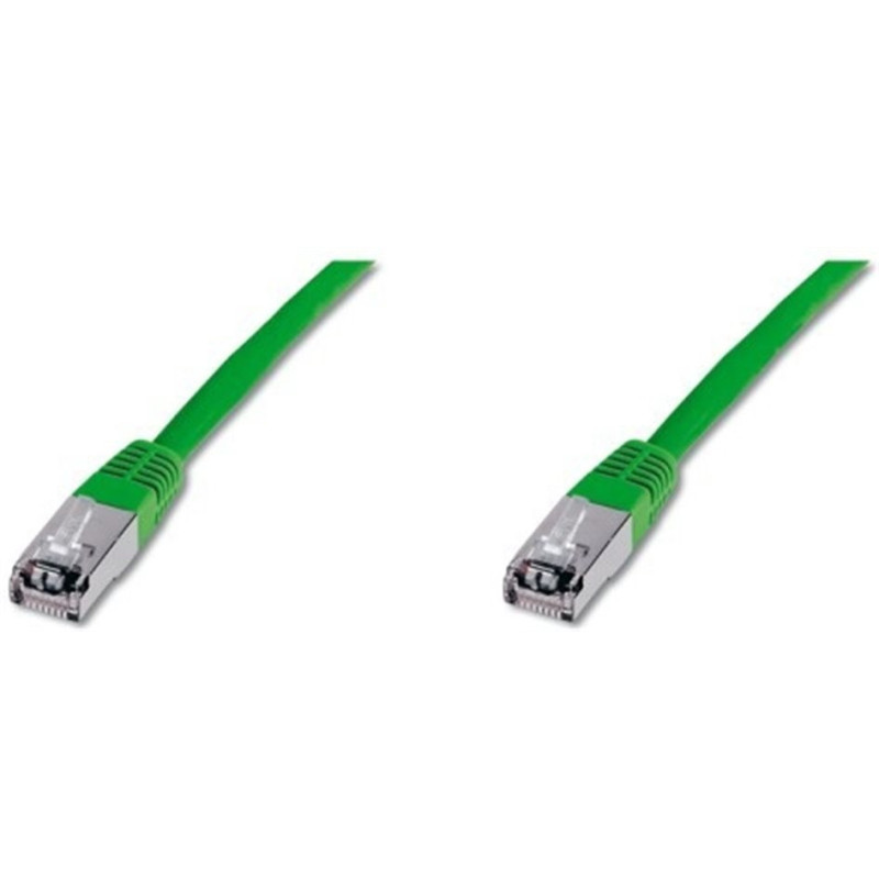 Patchkábel S/FTP, Cat6, 2xRJ45, 5m zelený