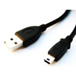 USB kábel A-MINI 5PM 2.0 2m HQ 1,8m