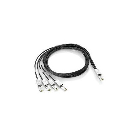 HP 2m Ext Mini-SAS to 4x1 Mini-SAS Cable