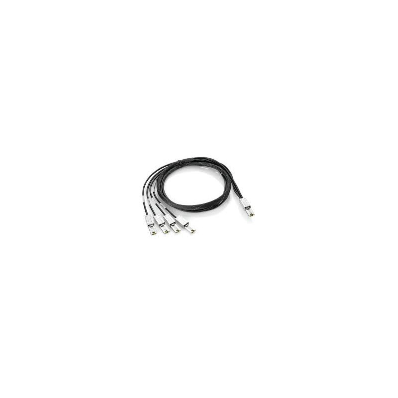 HP 4m Ext Mini-SAS to 4x1 Mini-SAS Cable