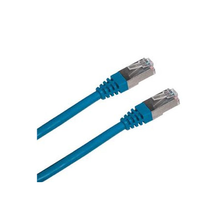 Patch cord FTP cat5e 1M modrý
