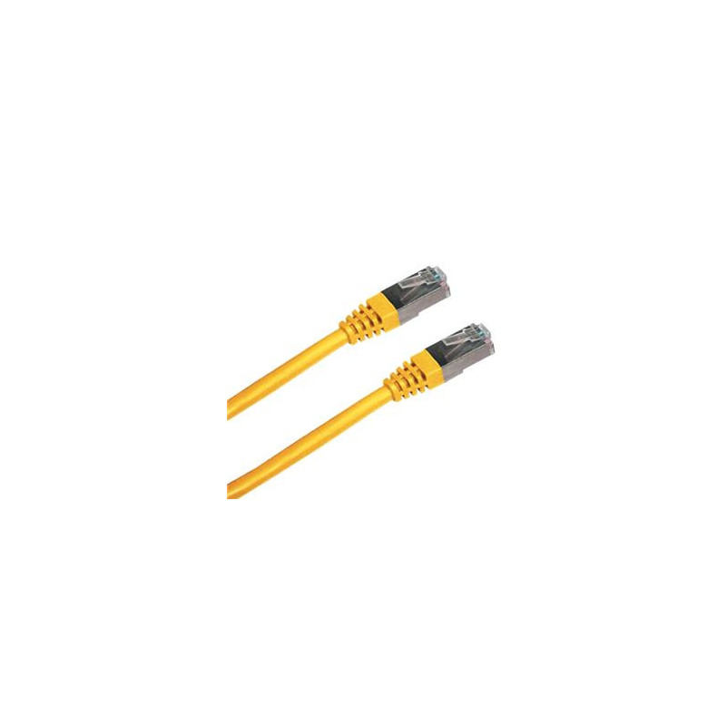 Patch cord FTP cat5e 1M žltý