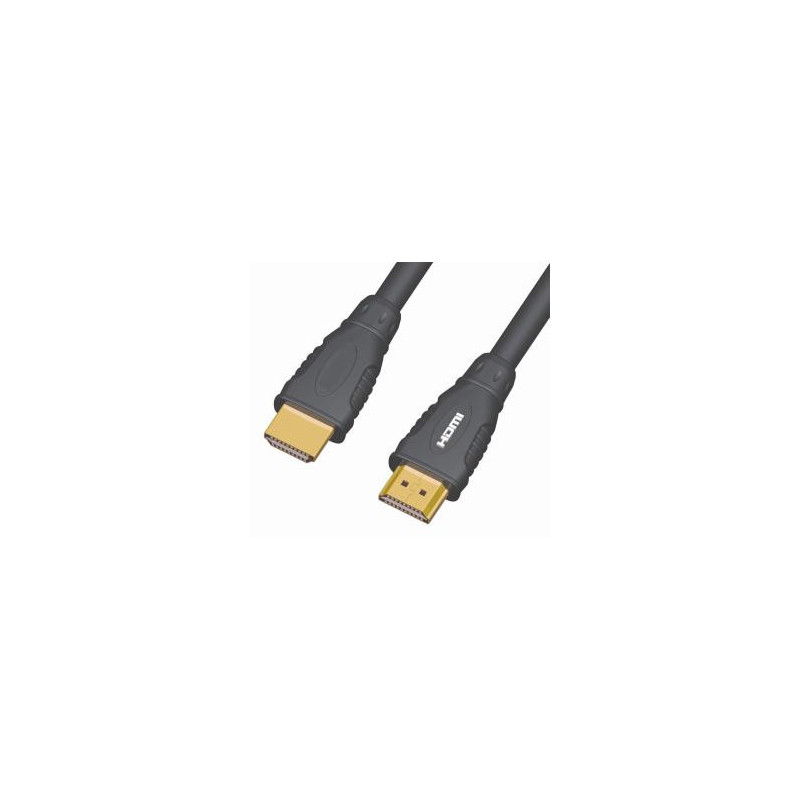 PremiumCord Kábel HDMI A - HDMI A M/M 10m,zlac.kon